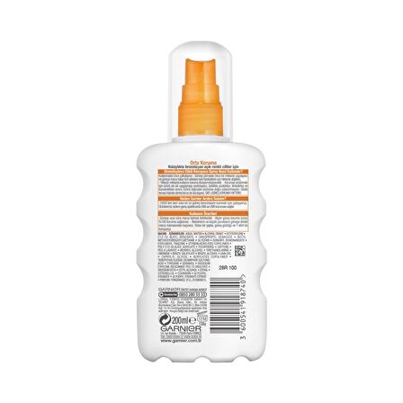 Garnier Ambre Solaire İdeal Bronzluk Sprey GKF20 200 ml