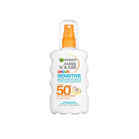 Sensitive Advanced Çocuk Hipoalerjenik Güneş Koruyucu Sprey Spf50+ 150Ml