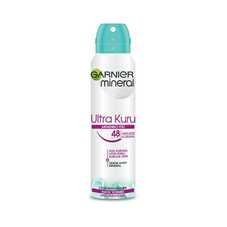 Garnier Mineral Ultra Kuru Kadın Deodorant 150 ml