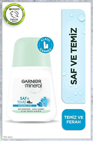 Mineral Saf&Temiz Roll-On Deodorant 3'lü Set