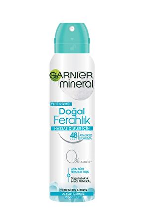 Garnier Mineral Doğal Ferahlık Sprey Deodorant 150 ml