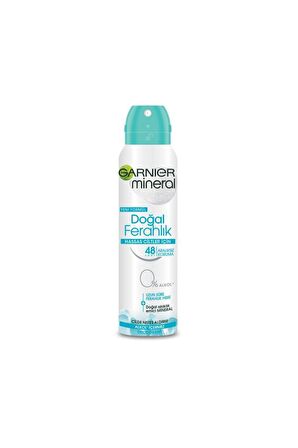 Garnier Doğal Ferahlık Antiperspirant Ter Önleyici Leke Yapmayan Kadın Sprey Deodorant 150 ml x 5