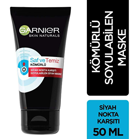 Garnier Kömürlü Siyah Nokta Karşıtı Soyulabilen Maske 50 ml