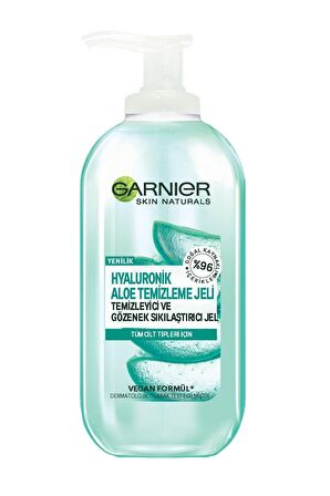 Garnier Tüm Ciltler için Temizleyici Hyaluronik Asit Yüz Temizleme Jeli 200 ml 