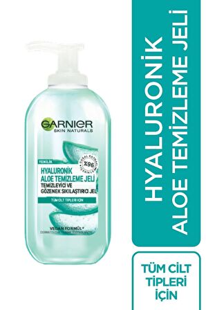 Garnier Tüm Ciltler için Temizleyici Hyaluronik Asit Yüz Temizleme Jeli 200 ml 