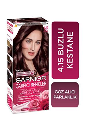 Garnier Çarpıcı Renkler Saç Boyası 4-15 Buzlu Kestane