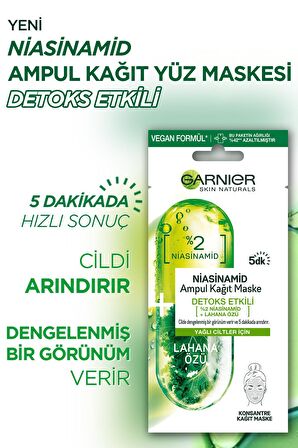 Ampul Kağıt Yüz Maskeleri 3'lü