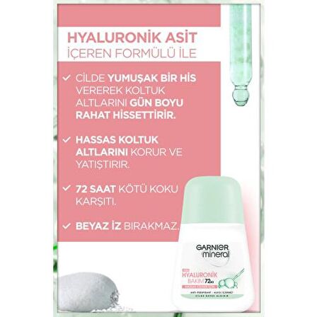 Garnier Mineral Hyaluronik Bakım Roll-on Deodorant