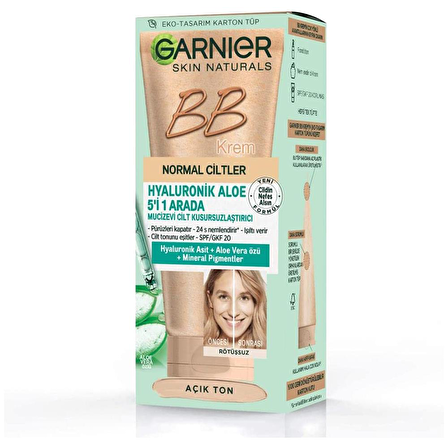 Garnier Mucizevi Bb Krem Açık Ton 50 Ml