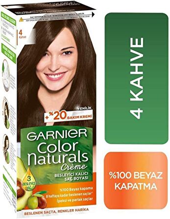 Garnier Color Naturals Saç Boyası 4 Kahve