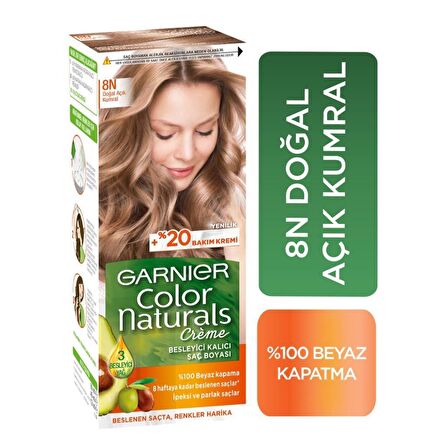 Garnier Color Naturals 8N Doğal Açık Kumral