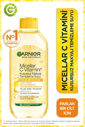 Micellar C Vitamini Kusursuz Makyaj Temizleme Suyu & C Vitamini Parlak Günlük Aydınlatıcı Krem