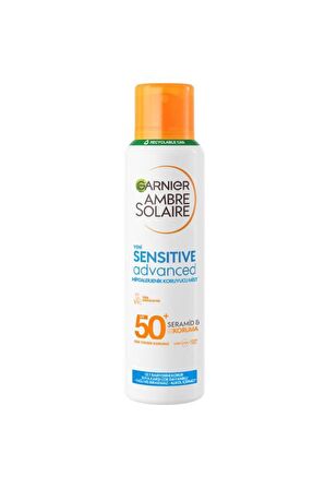 Garnier Ambre Solaire Sensitive Advanced Ceramide Protect Sprey Spf50+ 150 Ml