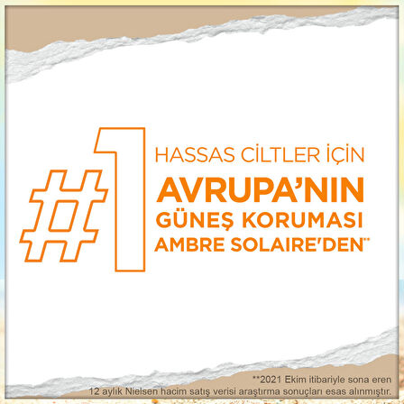 Garnier Ambre Solaire Sensitive Advanced Hipoalerjenik Güneş Koruyucu Süt Spf50+ 175Ml