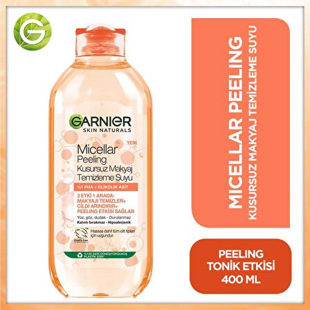 Garnier Micellar Peeling Kusursuz Makyaj Temizleme Suyu 400 ML