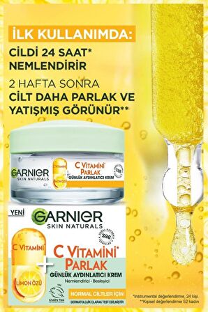 Garnier C Vitamini Parlak Günlük Aydınlatıcı Krem 