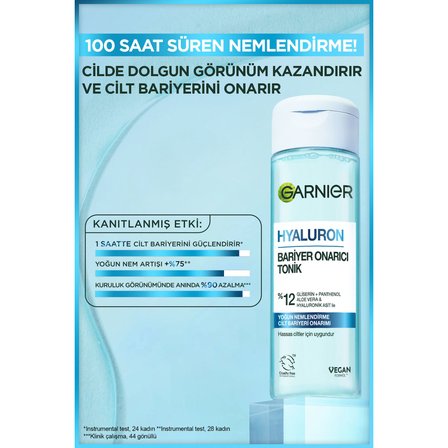 Garnier Hyaluron Bariyer Onarıcı Tonik  120ML (Gliserin, Panthenol, Aloe Vera & Hyaluronik)