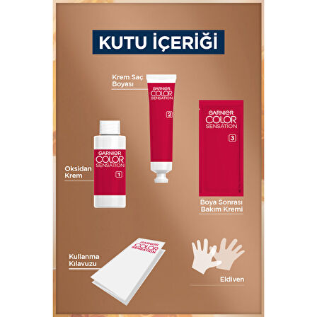 Garnier Çarpıcı Renkler HL3 Koyu Saçlar için Sarı Saç Açıcı Krem Saç Boyası