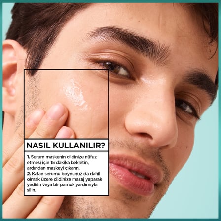 Garnier Salisilik Cilt Kusuru Görünümü Karşıtı Maske, (3% Niasinamid, AHA, Centella Asiatica), Vegan & Cruelty Free