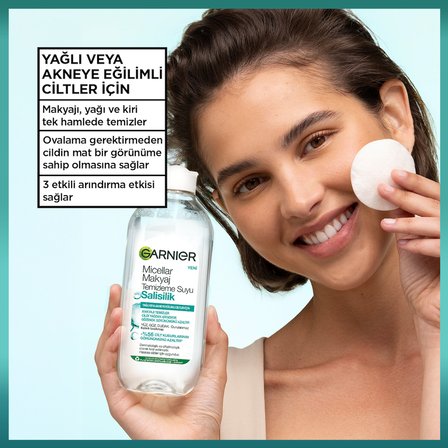 Garnier Salisilik Micellar Makyaj Temizleme Suyu 400ML