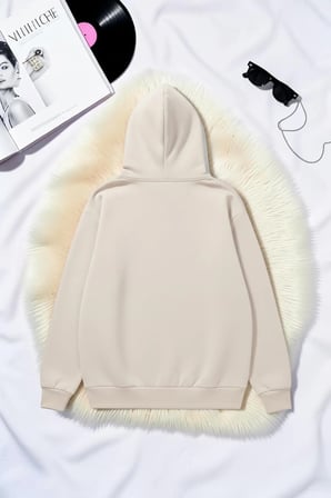 Unisex Cat Purrfect Baskılı Oversize Hoodie Kapüşonlu Sweatshirt