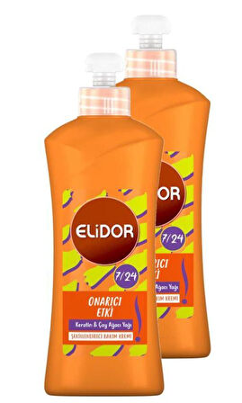 Elidor 7/24 Anında Onarıcı Bakım Şekillendirici Saç Bakım Kremi 265 ML x 2 ADET