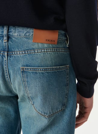 İndigo Erkek Lyocell Karışımlı Denim Pantolon M229083