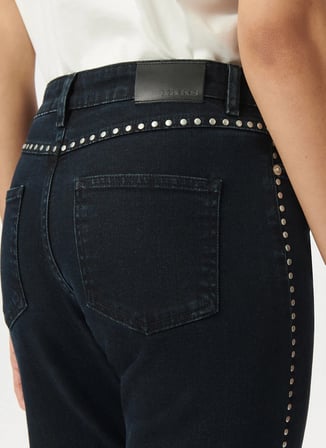İkks Yüksek Bel Dar Lacivert Kadın Pantolon B229335