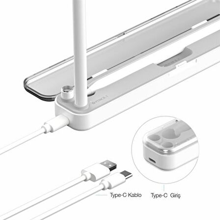 Coofbe Taşınabilir Şarjlı Apple Pencil Kalem Şarj Kutusu Apple Pencil 1-2. Nesil Şarjlı Kalem Kutusu( Apple Uyumludur.)