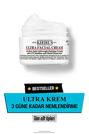 Kiehl's Ultra Facial 24 Saat Nemlendirici Günlük Krem 28 Ml