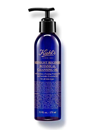 Kiehl's Midnight Recovery Botanical Cleansing Oil 175 ml - Cildi Tazeleyen Temizleyici Yağ