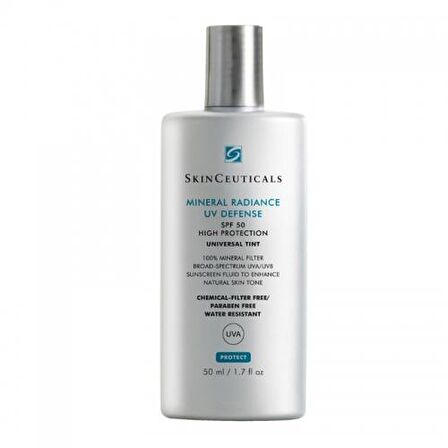 Skinceuticals Mineral Radiance Uv Defense 50 Faktör Yaşlanma Karşıtı Tüm Cilt Tipleri İçin Renkli Güneş Koruyucu Krem 50 ml