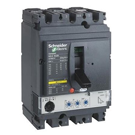 Schneider LV430775, 63-160 Amper, 50 kA, 3 Kutuplu, Kompakt Şalter, Micrologic2.2 Korumalı