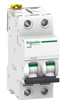 Schneider A9F74201. 1 Amper. 2 Fazlı. C Tipi. Otomatik Sigorta. 6