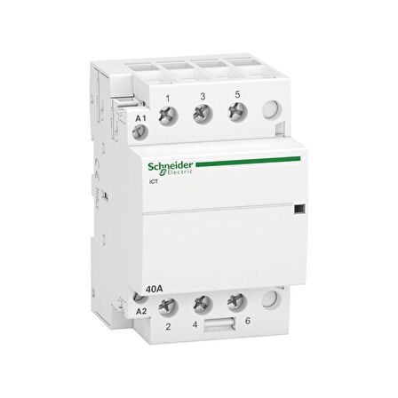 Schneider A9c20843. 40 Amper. 3na. Sessiz Kontaktör. 220-240 Volt