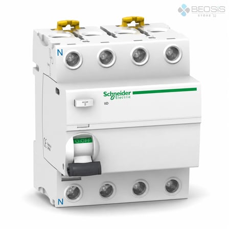 Schneider Electric Acti9 iID A9R11463 AC Tip 4P 63A 30mA Kaçak Akım Koruma Rölesi