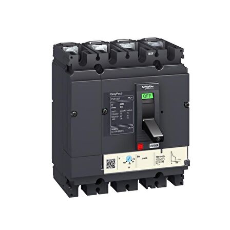 Schneider Lv516342, 88-125 Amper, 36 Ka, 4 Kutuplu, Kompakt Şalte