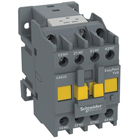 Schneider,Yardımcı Kontaktör 2No+2Nc 220Vac Cae22M5