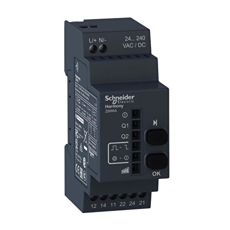 Schneider,Programlanabilir alıcı - 2 röle,ZBRRA
