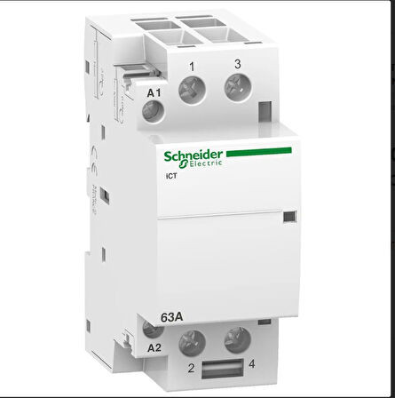 Schneider 63 Amper, 2NA, Sessiz Kontaktör, 230-240 Volt AC A9C20862