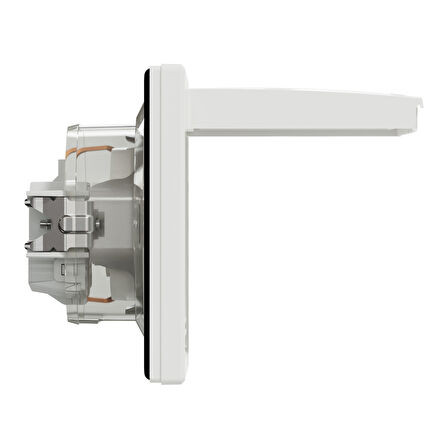 Schneider Electric EPH3100321 Asfora Beyaz IP44 Ç.K. Kapaklı Topraklı Priz Çerçeveli