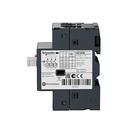 SCHNEİDER ELECTRİC Easypact Tvs Gz1E05 Motor Koruma Şalteri (0,63A-1A)