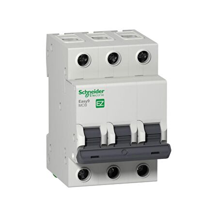 SCHNEİDER ELECTRİC Easy9 Mcb Ez9F43306 6A Sigorta (3P, 3Ka, C Eğrisi)