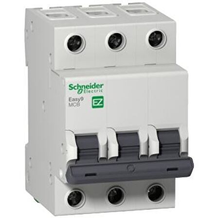 SCHNEİDER ELECTRİC Easy9 Mcb Ez9F43310 10A Sigorta (3P, 3Ka, C Eğrisi)