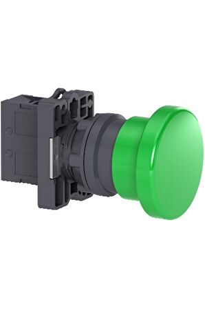 Schneider Electric XA2EC31 Yaylı buton Ø22 - mantar kafalı Ø40 - siyah - 1NA