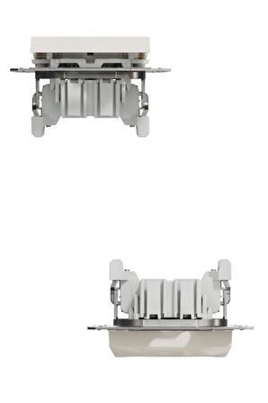 Schneider Asfora Krem Işık İşaretli Liht Anahtar Çerçeveli