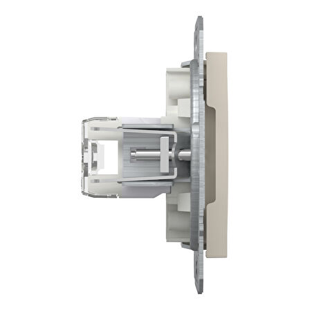 Schneider Electric EPH4770123 Asfora Krem 1xRJ45 Cat6 Utp Çerçevesiz