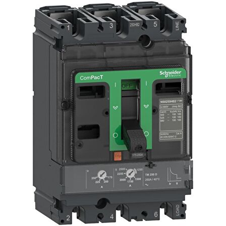 Schneider,88-125A TERMİK MANYETİK ŞALTER 50KA LV430841
