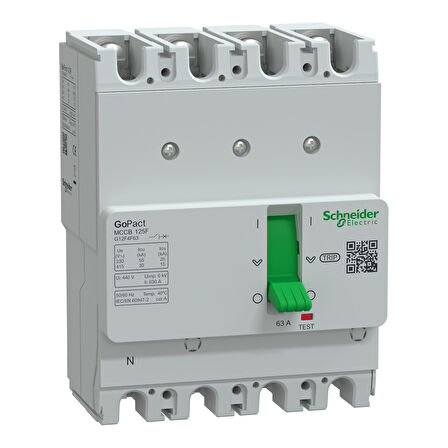 Schneider Electric G12F4F63 4x63A 30kA TMŞ Sabit GoPact