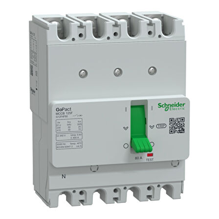 Schneider Electric G12F4F80 4x80A 30kA TMŞ Sabit GoPact